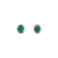 Studs con piedras preciosas y diamantes