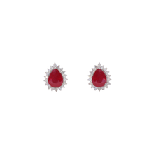 Studs con piedras preciosas y diamantes