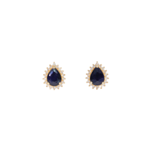 Studs con piedras preciosas y diamantes