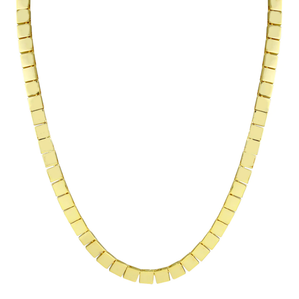 Tennis Necklace de Cuadrados