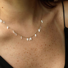 Collar con diamantes LAB en corte marquise