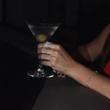 Statement ring con diamantes