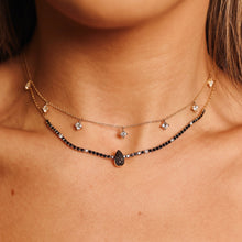 Collar con LAB dangling diamonds 1.45CT