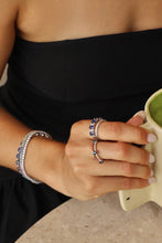 Dainty eternity con circonias multicolor 1mm