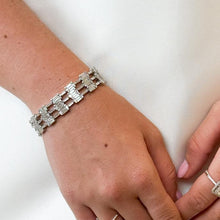 Pulsera con tres vueltas de emerald illusion circonias