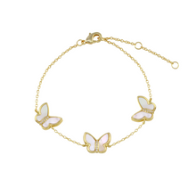 Pulsera con Mariposas de Piedra
