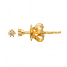 Mini stud con brillante 0.02CT (Single)