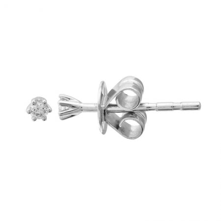 Mini stud con brillante 0.02CT (Single)