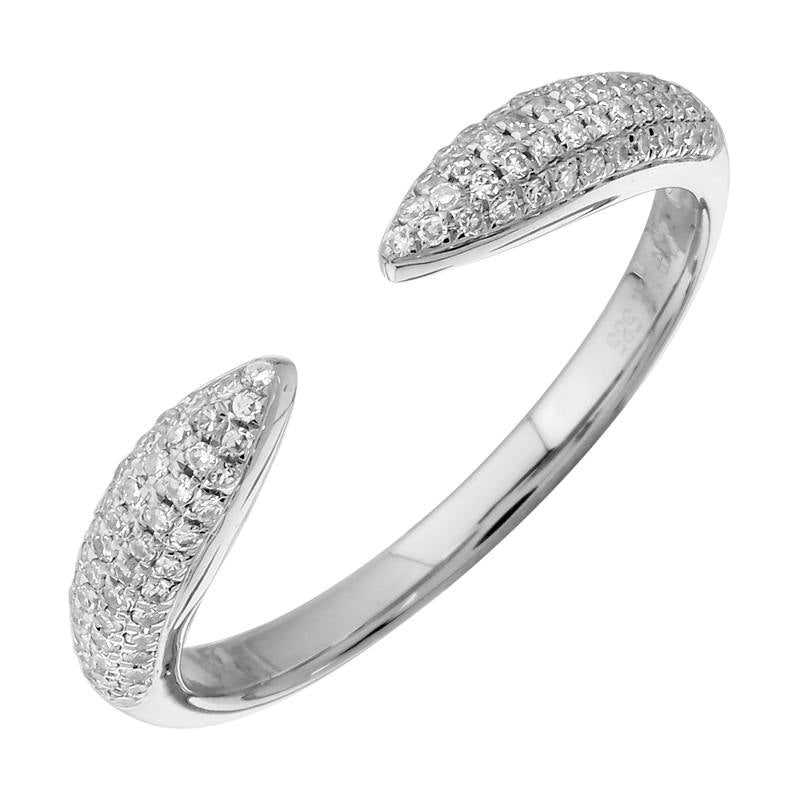 Anillo de oro 14k tipo claw con diamantes 0.21CTD – Romanza Joyerías Panamá