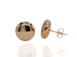 Aretes de oro de 14k modelo MM