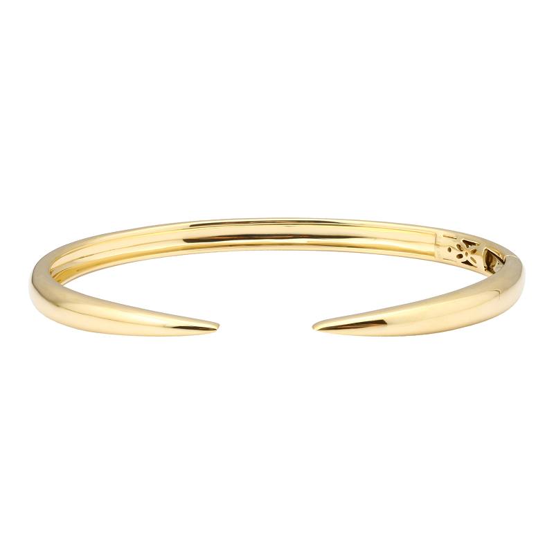 Pulsera claw de oro  14k plain