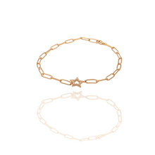 Pulsera de links con estrella