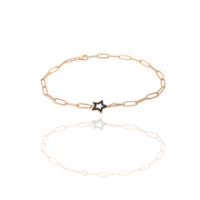 Pulsera de links con estrella